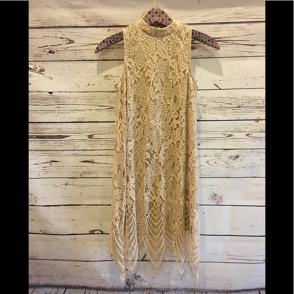 Gorgeous ivory lace dress